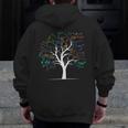 AP Calculus Algebra Tree Math Teacher Nerd Geek Men Zip Up Hoodie Back Print, funny design