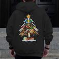 Art Christmas Tree Merry Christmas Artist Art Teacher Men Zip Up Hoodie Back Print, funny design Art Christmas Tree Merry Christmas Artist Art Teacher Men Zip Up Hoodie Back Print, funny design
