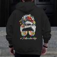Art Teacher Life Messy Bun Back To School Art Teacher Men Zip Up Hoodie Back Print, funny design Art Teacher Life Messy Bun Back To School Art Teacher Men Zip Up Hoodie Back Print, funny design