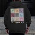 Art Teacher Life Retro Groovy Teaching Future Artists Men Zip Up Hoodie Back Print, Future Teacher Gifts, Groovy Teacher Gifts, funny design Art Teacher Life Retro Groovy Teaching Future Artists Men Zip Up Hoodie Back Print, Future Teacher Gifts, Groovy Teacher Gifts, funny design