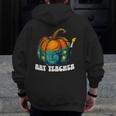 Art Teacher Pumpkin Halloween Night Men Women Men Zip Up Hoodie Back Print, funny design