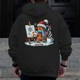 Artist Gingerbread Painter Art Teacher Student Christmas Men Zip Up Hoodie Back Print, funny design Artist Gingerbread Painter Art Teacher Student Christmas Men Zip Up Hoodie Back Print, funny design