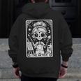 Artist Tarot Card Skeleton Painter Art Teacher Witchy Men Zip Up Hoodie Back Print, funny design Artist Tarot Card Skeleton Painter Art Teacher Witchy Men Zip Up Hoodie Back Print, funny design