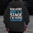 Theater Teacher Drama Teacher Theater Nerd Actor Men Women Kids Men Zip Up Hoodie Back Print, funny design Theater Teacher Drama Teacher Theater Nerd Actor Men Women Kids Men Zip Up Hoodie Back Print, funny design