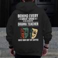 Theatre Teacher Drama Lover Theatre Mask Drama Teacher Men Zip Up Hoodie Back Print, funny design Theatre Teacher Drama Lover Theatre Mask Drama Teacher Men Zip Up Hoodie Back Print, funny design