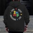 Autism Awareness Teacher Shirt Teach Accept Understand Love Men Zip Up Hoodie Back Print, funny design Autism Awareness Teacher Shirt Teach Accept Understand Love Men Zip Up Hoodie Back Print, funny design