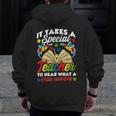 Autism Awareness Teacher Shirts It Takes A Special Teacher Men Zip Up Hoodie Back Print, funny design Autism Awareness Teacher Shirts It Takes A Special Teacher Men Zip Up Hoodie Back Print, funny design