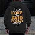 AVID Team Appreciation Essentials AVID Program Teacher Men Zip Up Hoodie Back Print, funny design