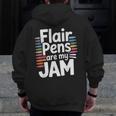 Back To School Teacher Flair Pens Are My Jam Men Zip Up Hoodie Back Print, funny design Back To School Teacher Flair Pens Are My Jam Men Zip Up Hoodie Back Print, funny design