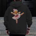 Ballet Dancer Gingerbread Christmas Dance Teacher Girl Women Men Zip Up Hoodie Back Print, funny design Ballet Dancer Gingerbread Christmas Dance Teacher Girl Women Men Zip Up Hoodie Back Print, funny design