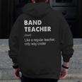 Band Teacher Definition Teaching School Teacher Men Zip Up Hoodie Back Print, funny design Band Teacher Definition Teaching School Teacher Men Zip Up Hoodie Back Print, funny design