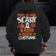 Band Teacher Halloween Shirt Costume School Marching Band For Men Women Men Zip Up Hoodie Back Print, funny design