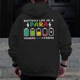 Battery Life Of a Paraprofessional Para Teacher Life Men Zip Up Hoodie Back Print, funny design Battery Life Of a Paraprofessional Para Teacher Life Men Zip Up Hoodie Back Print, funny design