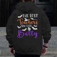 The Best Teachers Are A Bit Batty Teacher Bat Halloween Men Zip Up Hoodie Back Print, funny design The Best Teachers Are A Bit Batty Teacher Bat Halloween Men Zip Up Hoodie Back Print, funny design