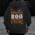 Biology Boo Crew Halloween Biology Teacher Matching For Men Women Kids Men Zip Up Hoodie Back Print, funny design