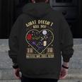 Biology Teacher Men Zip Up Hoodie Back Print, funny design