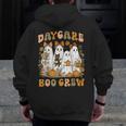 Boo Crew Daycare Teacher Matching Halloween Costume Ghost Men Zip Up Hoodie Back Print, funny design Boo Crew Daycare Teacher Matching Halloween Costume Ghost Men Zip Up Hoodie Back Print, funny design