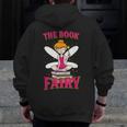 The Book Fairy Reading Teacher Librarian T-Shirt Men Zip Up Hoodie Back Print, funny design