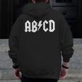 Boys Girls Teachers ABCD Rock Graphic Back To School Men Zip Up Hoodie Back Print, funny design Boys Girls Teachers ABCD Rock Graphic Back To School Men Zip Up Hoodie Back Print, funny design