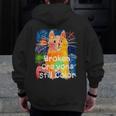 Broken Crayons Still Color Cat Teacher Men Zip Up Hoodie Back Print, funny design Broken Crayons Still Color Cat Teacher Men Zip Up Hoodie Back Print, funny design