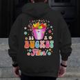 Be A Bucket Filler Teacher Teaching Groovy Back To School For Men Women Men Zip Up Hoodie Back Print, Groovy Teacher Gifts, funny design