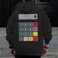 Calculator Math Teacher Halloween Costumes Women Men Adults Men Zip Up Hoodie Back Print, funny design Calculator Math Teacher Halloween Costumes Women Men Adults Men Zip Up Hoodie Back Print, funny design