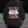 You Can't Scare Me I'm A Teacher Halloween Men Zip Up Hoodie Back Print, funny design