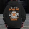 You Can't Scare Me I Teach Music Retro Teacher Halloween Men Zip Up Hoodie Back Print, funny design You Can't Scare Me I Teach Music Retro Teacher Halloween Men Zip Up Hoodie Back Print, funny design