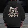 You Can't Scare Me I Teach Preschool Teacher Halloween Witch Men Zip Up Hoodie Back Print, funny design