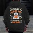 You Can't Scare Me I Teach History Retro Teacher Halloween Men Zip Up Hoodie Back Print, History Teacher Gifts, funny design You Can't Scare Me I Teach History Retro Teacher Halloween Men Zip Up Hoodie Back Print, History Teacher Gifts, funny design