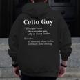 Cello Guy Definition Cello Player Classical Music Teacher Men Zip Up Hoodie Back Print, funny design Cello Guy Definition Cello Player Classical Music Teacher Men Zip Up Hoodie Back Print, funny design