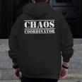 Chaos Coordinator Teacher Mom & Parents Men Zip Up Hoodie Back Print, Couple Gifts, funny design Chaos Coordinator Teacher Mom & Parents Men Zip Up Hoodie Back Print, Couple Gifts, funny design
