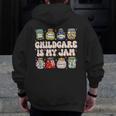 Childcare Is My Jam Child Care Teacher School Psychologist Men Zip Up Hoodie Back Print, funny design Childcare Is My Jam Child Care Teacher School Psychologist Men Zip Up Hoodie Back Print, funny design