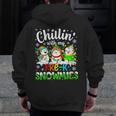 Chillin With My Pre-K Snowmies Christmas Teacher Xmas Men Zip Up Hoodie Back Print, funny design Chillin With My Pre-K Snowmies Christmas Teacher Xmas Men Zip Up Hoodie Back Print, funny design