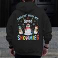 Chillin With My Sped Snowmies Teacher Student Christmas Men Zip Up Hoodie Back Print, funny design Chillin With My Sped Snowmies Teacher Student Christmas Men Zip Up Hoodie Back Print, funny design