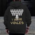Choir Teacher Shirt I Hear Voices Chorister Tee Men Zip Up Hoodie Back Print, funny design Choir Teacher Shirt I Hear Voices Chorister Tee Men Zip Up Hoodie Back Print, funny design
