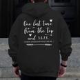 Choreographer Dance Teacher One Last Time From The Top Men Zip Up Hoodie Back Print, funny design Choreographer Dance Teacher One Last Time From The Top Men Zip Up Hoodie Back Print, funny design