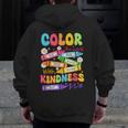 Color The World With Kindness Teachers Back To School Men Zip Up Hoodie Back Print, funny design Color The World With Kindness Teachers Back To School Men Zip Up Hoodie Back Print, funny design