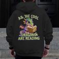 All The Cool Dragons Are Reading Dragon Teacher Men Zip Up Hoodie Back Print, funny design