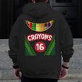 Crayon Box Fun Teacher Student Crayon Squad Halloween 2023 Men Zip Up Hoodie Back Print, funny design Crayon Box Fun Teacher Student Crayon Squad Halloween 2023 Men Zip Up Hoodie Back Print, funny design