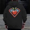 Cute Distressed Super Teacher Superhero Apple Men Zip Up Hoodie Back Print, Super Teacher Gifts, funny design Cute Distressed Super Teacher Superhero Apple Men Zip Up Hoodie Back Print, Super Teacher Gifts, funny design