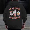 Cute Ghost Book Read More Books Teachers Halloween Men Zip Up Hoodie Back Print, funny design Cute Ghost Book Read More Books Teachers Halloween Men Zip Up Hoodie Back Print, funny design