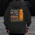 Cute Teacher Halloween For Women Men Teacher Pumpkin Men Zip Up Hoodie Back Print, funny design Cute Teacher Halloween For Women Men Teacher Pumpkin Men Zip Up Hoodie Back Print, funny design