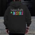 Cute Teacher Shirt Teacher Besties Men Zip Up Hoodie Back Print, funny design Cute Teacher Shirt Teacher Besties Men Zip Up Hoodie Back Print, funny design