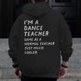 Dance Teacher Definition Men Zip Up Hoodie Back Print, funny design Dance Teacher Definition Men Zip Up Hoodie Back Print, funny design