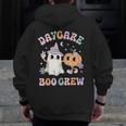 Daycare Boo Crew Groovy Halloween Floral Ghost Kid Teacher Men Zip Up Hoodie Back Print, Groovy Teacher Gifts, funny design Daycare Boo Crew Groovy Halloween Floral Ghost Kid Teacher Men Zip Up Hoodie Back Print, Groovy Teacher Gifts, funny design