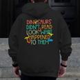 Dinosaurs Didnt Read Book Lover Boys Kids Teacher Men Zip Up Hoodie Back Print, funny design Dinosaurs Didnt Read Book Lover Boys Kids Teacher Men Zip Up Hoodie Back Print, funny design