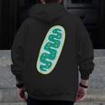DIY Mitochondria Costume Biology Teacher Halloween Men Zip Up Hoodie Back Print, funny design DIY Mitochondria Costume Biology Teacher Halloween Men Zip Up Hoodie Back Print, funny design