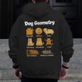 Dog Geometry Math Teacher Back To School STEM Humor Men Zip Up Hoodie Back Print, funny design Dog Geometry Math Teacher Back To School STEM Humor Men Zip Up Hoodie Back Print, funny design