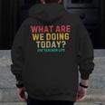 What Are We Doing Today PE Teacher Life Men Zip Up Hoodie Back Print, Pe Teacher Gifts, funny design